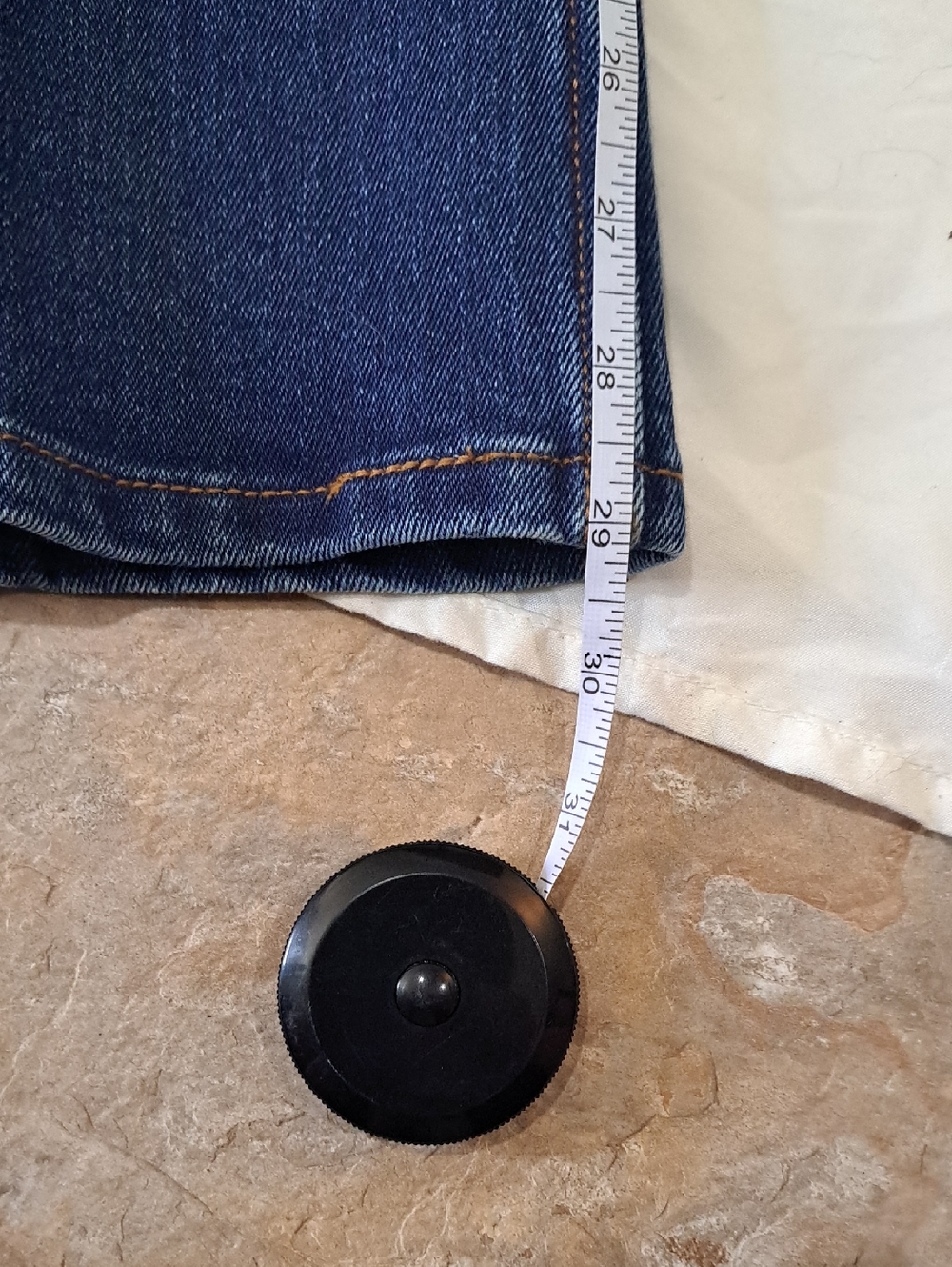 Levi's  517 Dark Blue Denim Jeans with Red Tab Bootcut - Picture 5 of 9